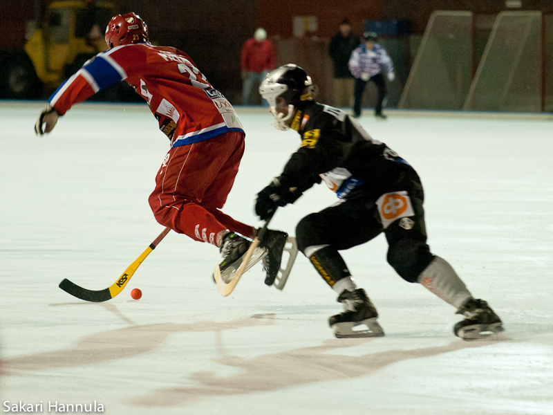 J&auml;&auml;pallo-ottelu HIFK-Mikkelin Kampparit